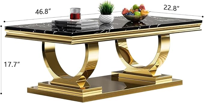Black & Gold - Coffee Table