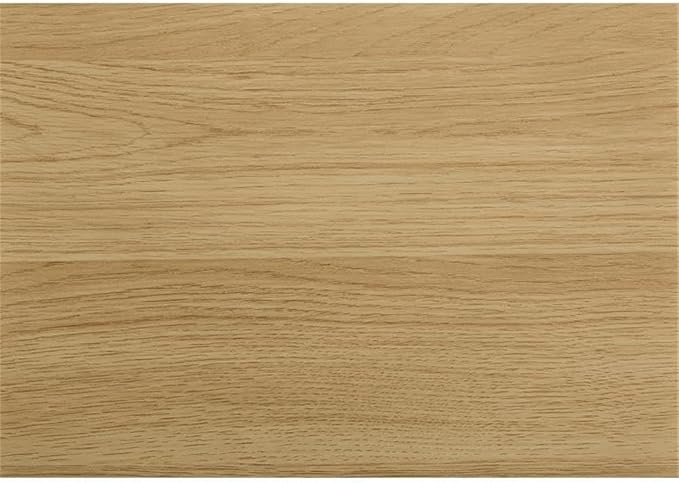 Natural Wood-look/White Metal
