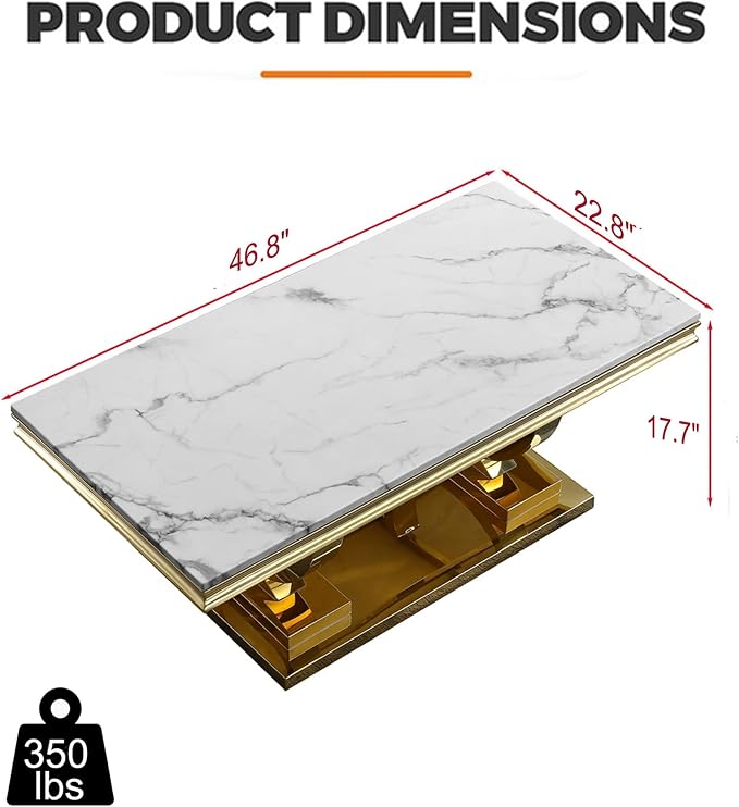 White Gold-coffee Table