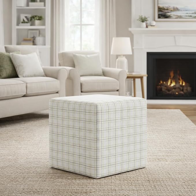 Natural Woven Plaid