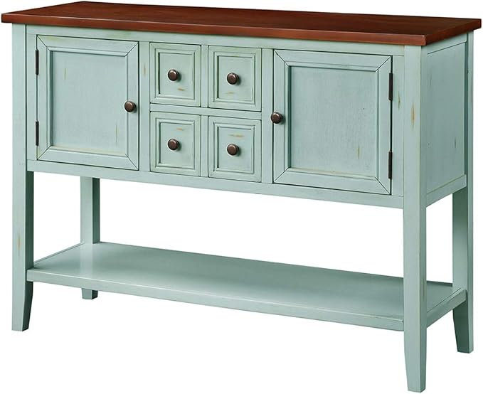 Antique Navy + Wood