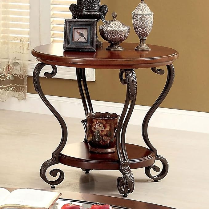 Brown Multi + Solid Wood + Classic + Contemporary + Ornate Traditional + Traditional
