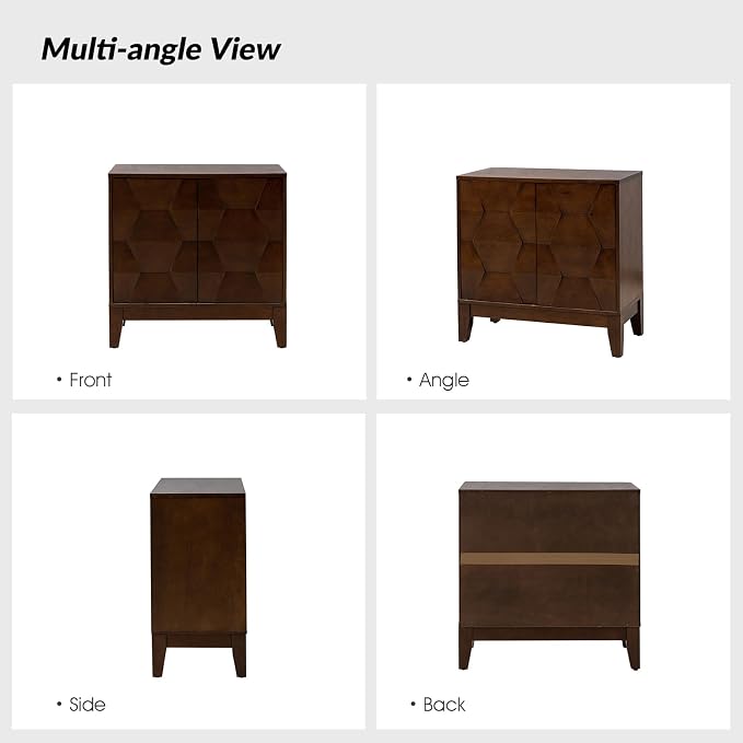 Walnut 2 Pcs 2-doors