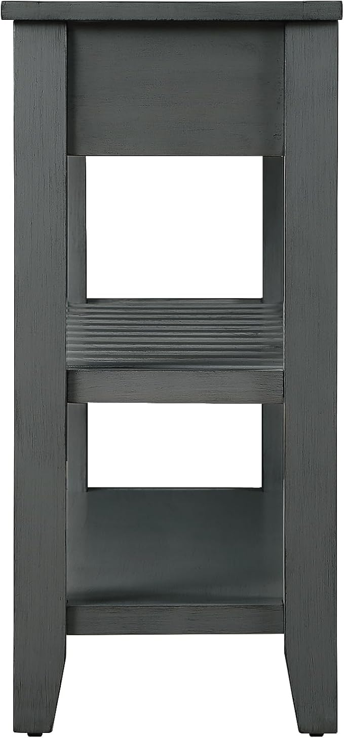 Antique Gray-wood 2shelfes