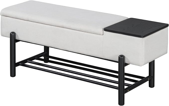 Flip-top Storage: Black