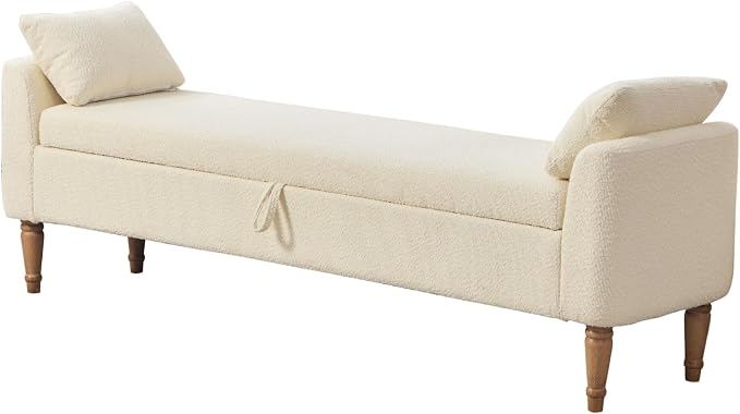 Beige - Wood Legs