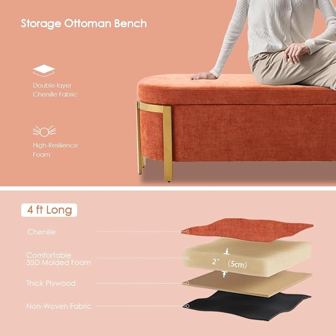 Orange Chenille