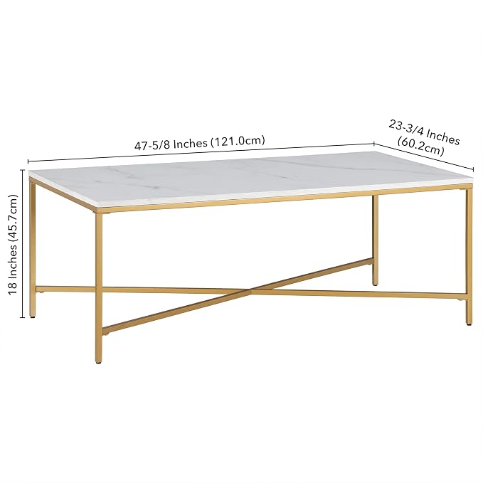Brass/Faux Marble
