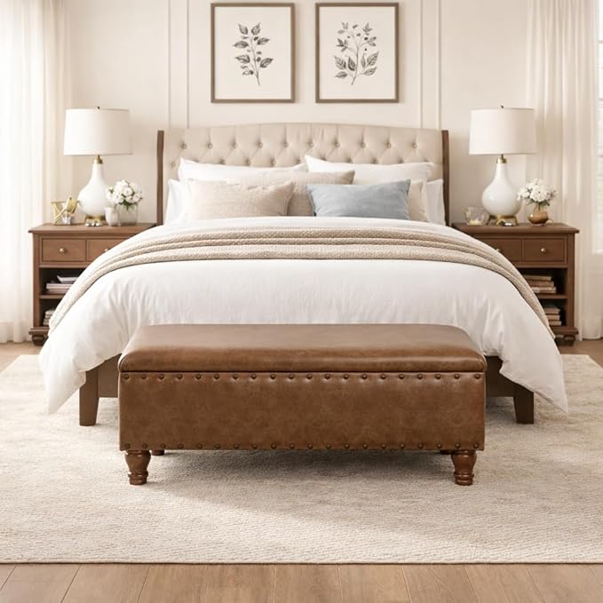 Distressed Brown Faux Leather