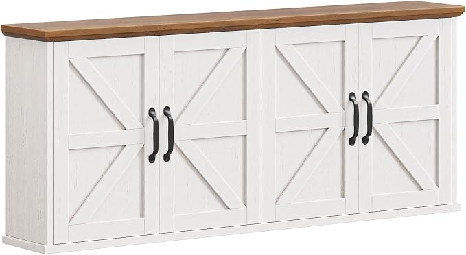 Rustic White and Brown