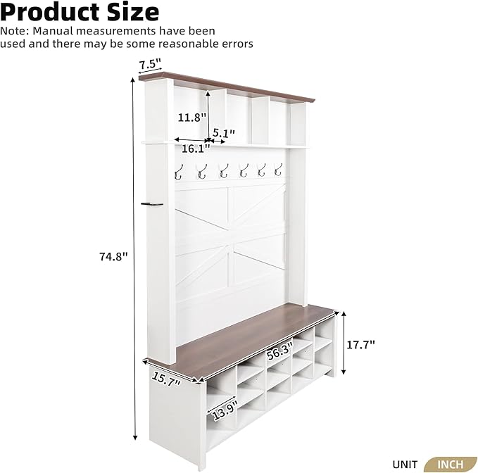 White/Storage Shelves
