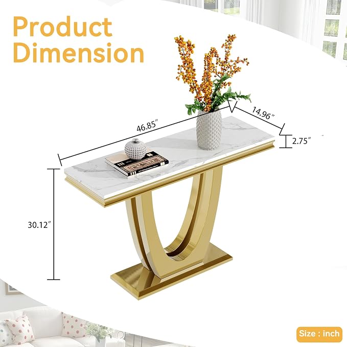 White Gold Console