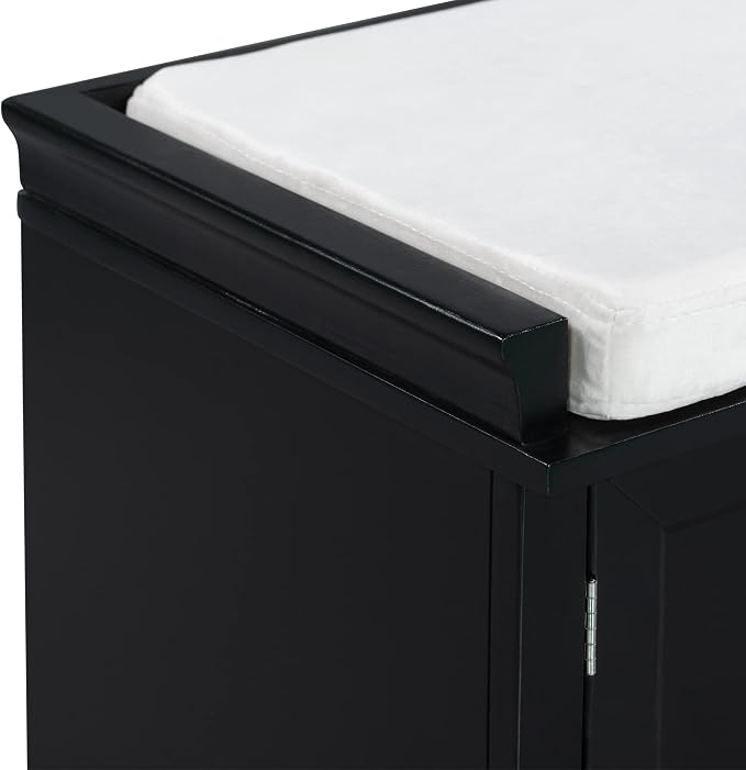 Black-storage Bench 5col