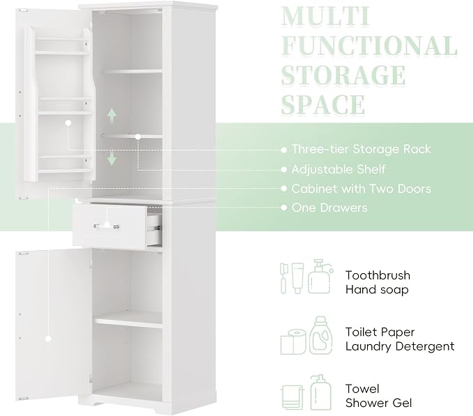 White/One Drawer
