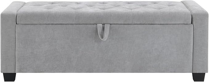 Chenille - Light Grey 48''w