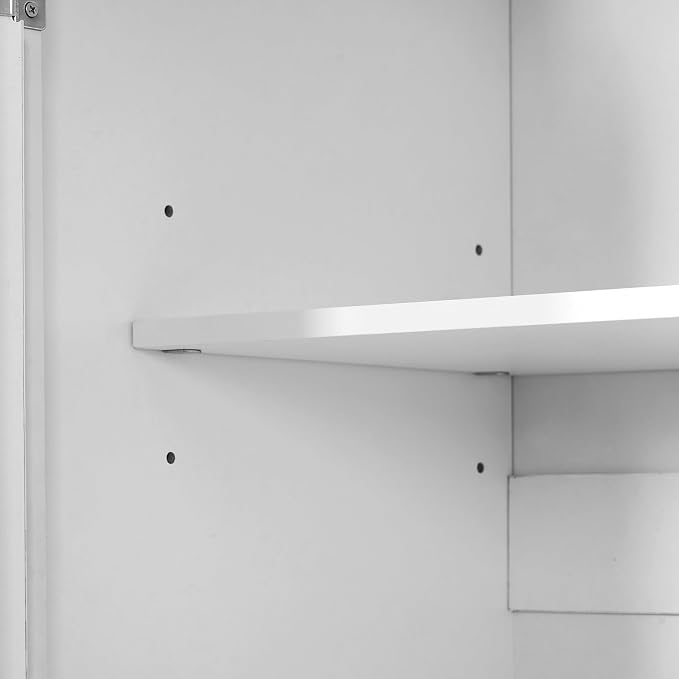 White + Mdf + Farmhouse