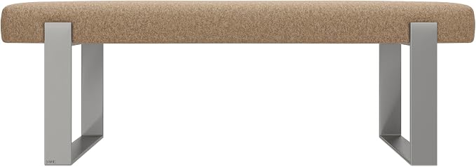 Faux Merino Wool Camel - Brushed Nickel