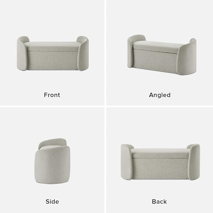Light Gray Fabric, Curved