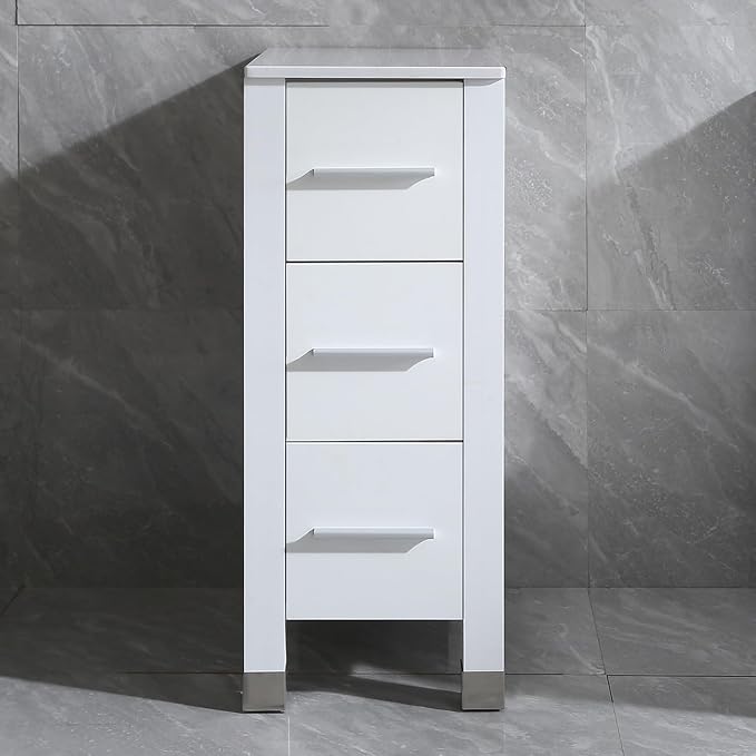 White Cabinet & Ceramic Top
