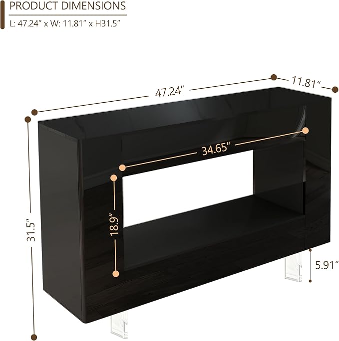 L-high Gloss-black