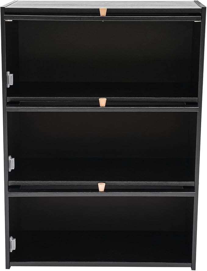 Black, 3-tier
