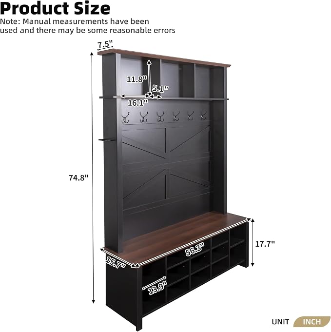 Black/Storage Shelves