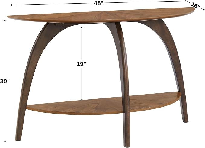 Nutmeg Brown Top With Espresso Brown Legs