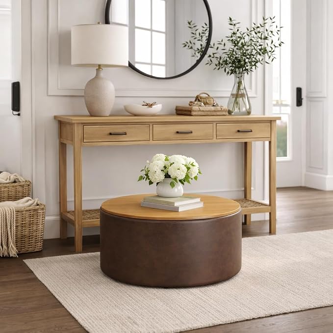 Faux Brown Leather