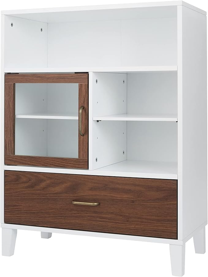 White/Natural Wood