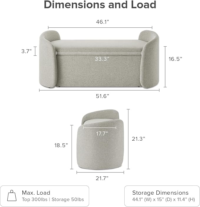 Light Gray Fabric, Curved