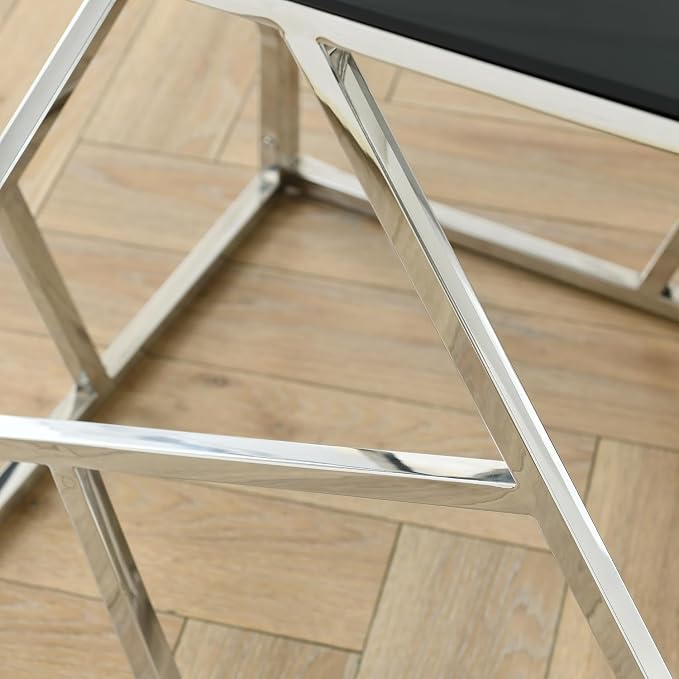 Silver Black - Console Table