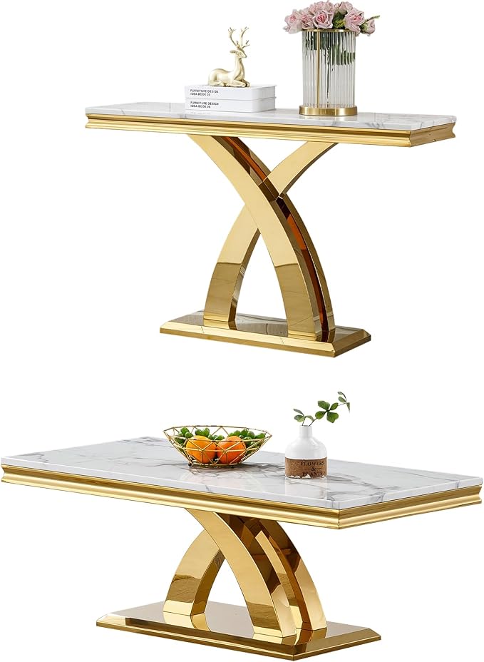 White Marble& Gold5