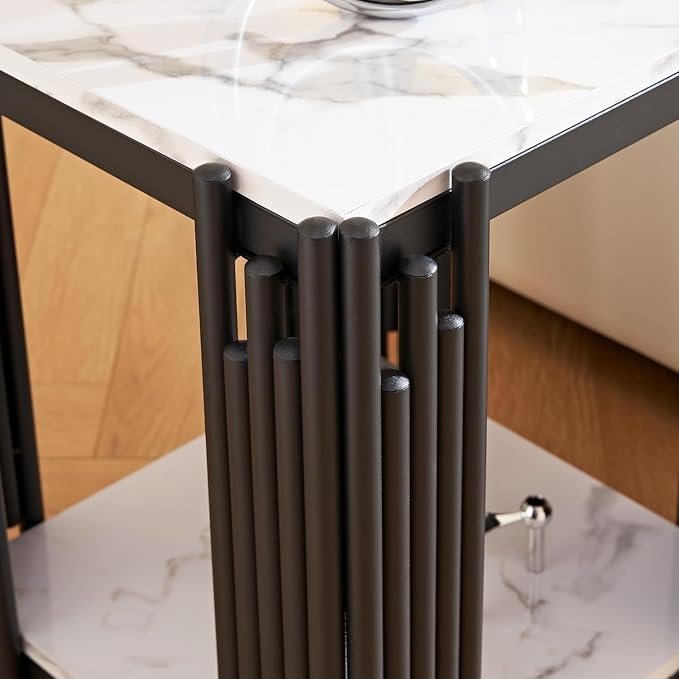 White Black - End Table