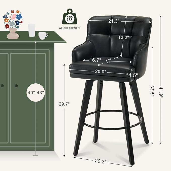 Black- Faux Leather
