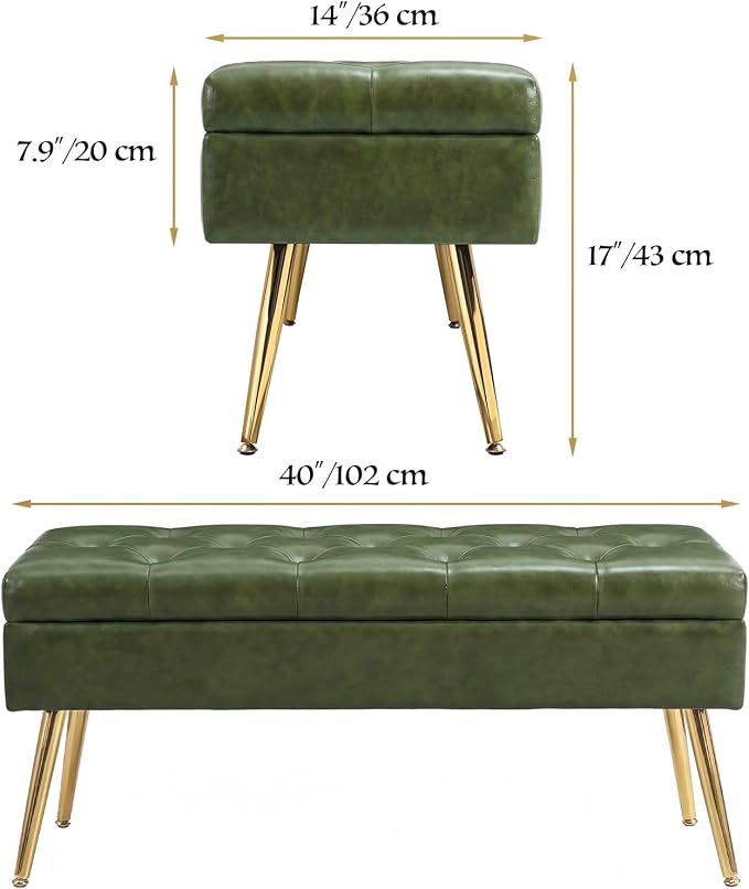 Leather Olive Green