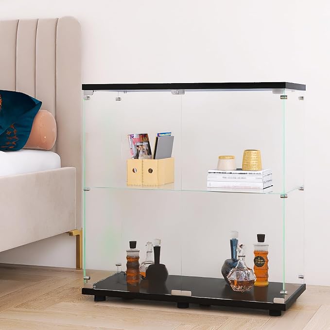 2-door 2-shelf, Black