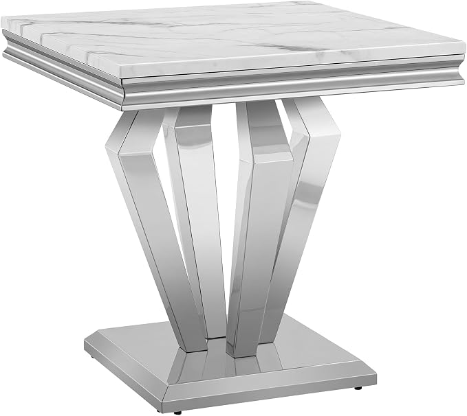 White & Silver-diamond Base