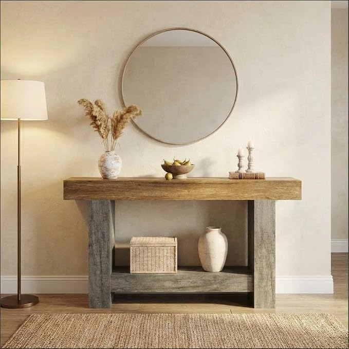 Rustic Brown and Grey