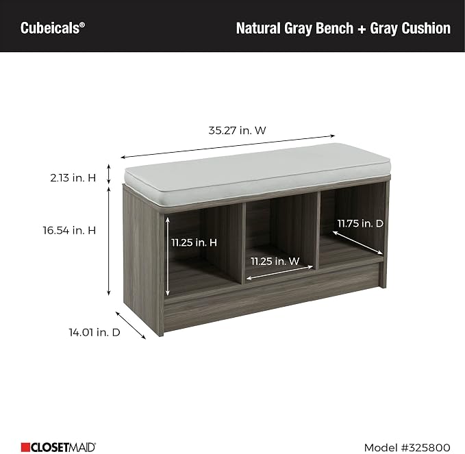 Natural Gray With Gray Cushion