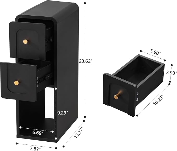 2drawers-black-2pcs