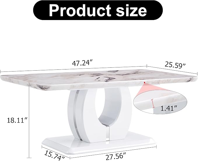 White Marble-console Table 1