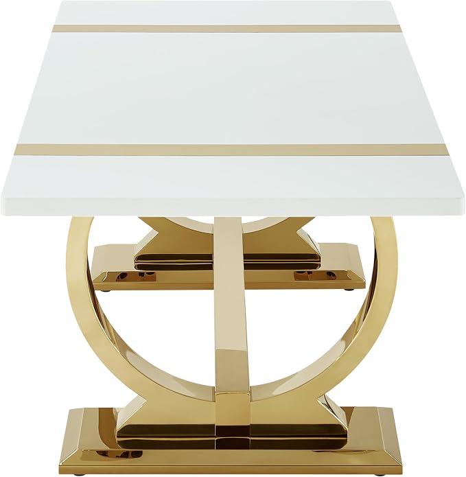 Gold/White