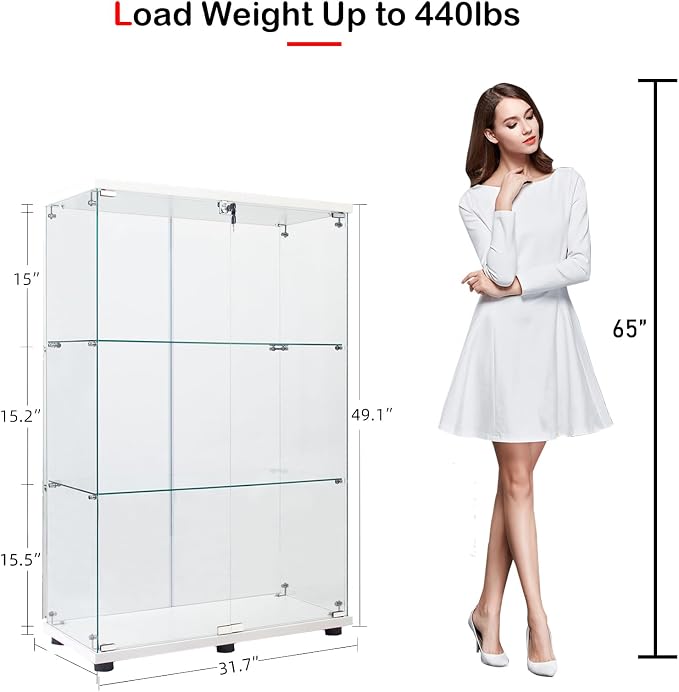 White - 2 Doors & 3 Shelves