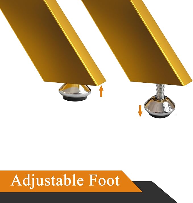 Square Top & Gold Base