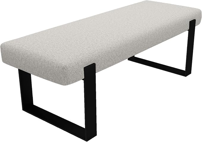 Faux Merino Wool Grey - Matte Black