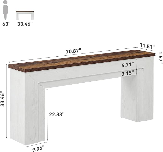 White & Walnut