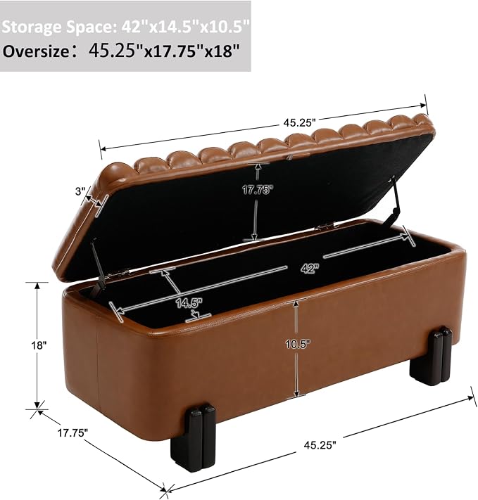 Rectangle - Leather Brown