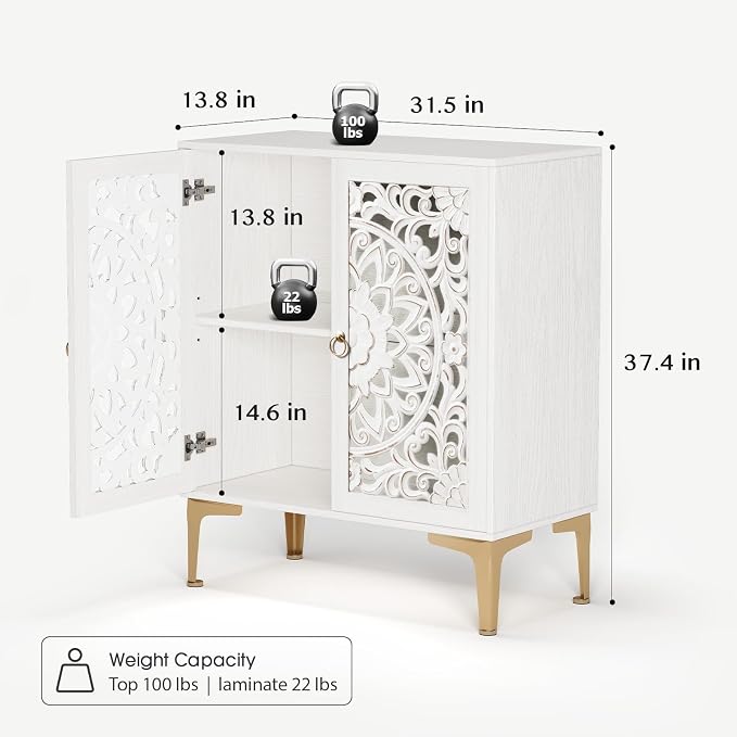 White & Gold_2 Doors