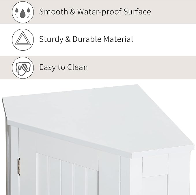White 1 Door