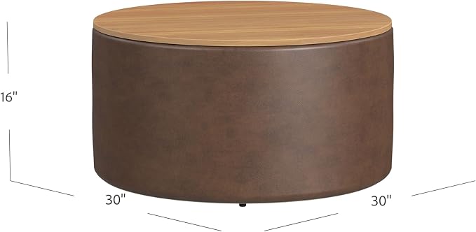 Faux Brown Leather
